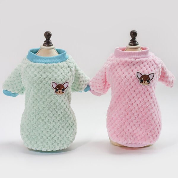 coral fleece clothes for pets