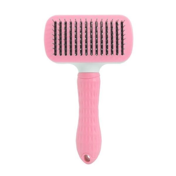 Cat Self-Cleaning Comb Stainless Steel Dog Comb Hair Brush One Key To Remove Floating Artifact - Image 9