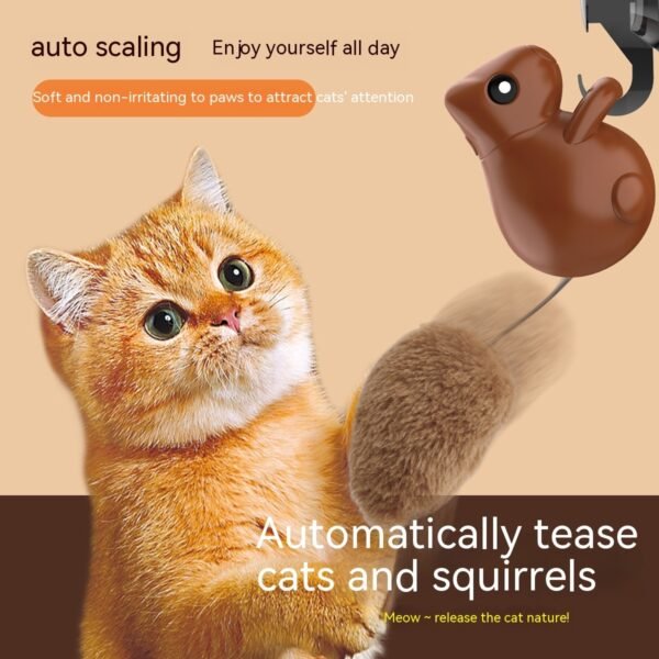 Smart Cat Teaser Toy Squirrel USB Charging - Image 4