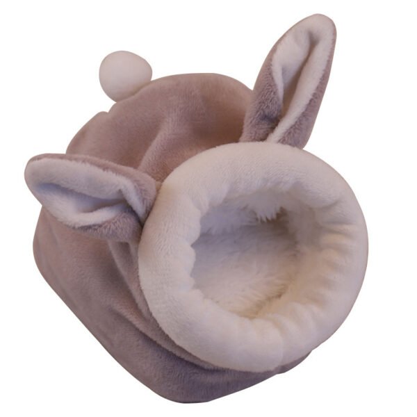 Winter Warm Pet Cartoon Cage For Hamster Accessories Guinea Pig Bed House Small Animal Nest - Image 5