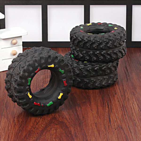 Small Tire Pet Vocalizations Glue Dog Toys - Image 5