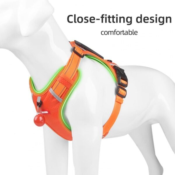 Nylon Dog Harness No Pull Breathable Reflective Pet Harness Vest For Small Large Dog Outdoor Running Dogs Training Accessories - Image 10