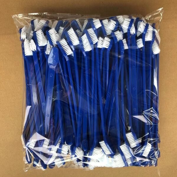 Pet Long Handle Double Head Toothbrush - Image 4