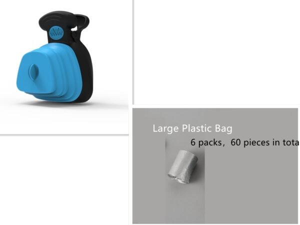 Pet Dog Poop Bag Dispenser Travel Foldable Poop Spoon - Image 9