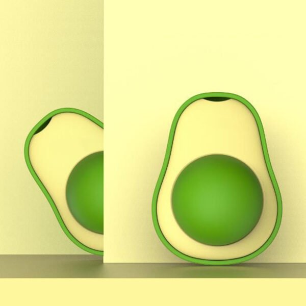 Cute Avocado Catnip Toys Cat Teeth Cleaning Toy Interactive Pet Toy - Image 4