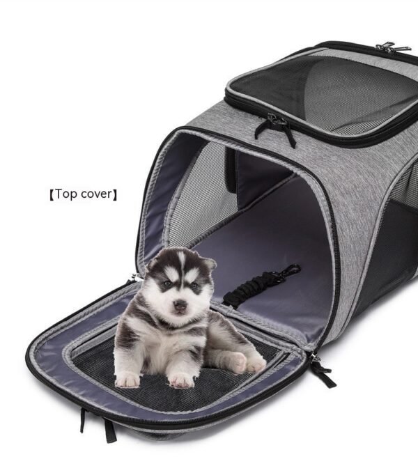 Extendable Pet Bag Large Capacity Dog Bag Portable Cat Backpack Foldable Cat Bag - Image 8