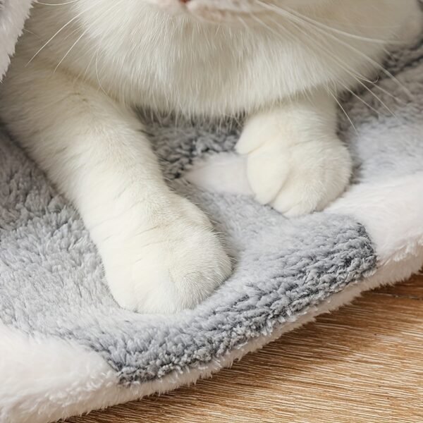 Self-Warming Cat Bed Mat Washable Dog Bed Crate Mat Soft Pet Sleeping Mat For Dogs And Cats Reversible Fleece Dog Crate Kennel Pad Cat Pet Bed - Image 10