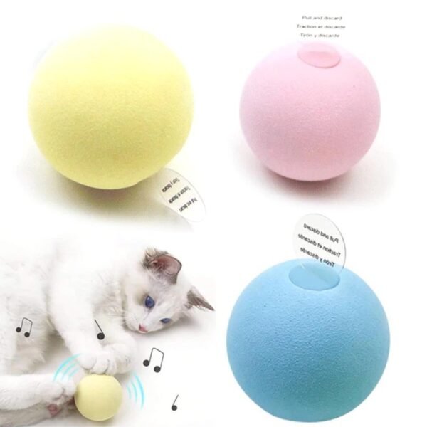 New Gravity Ball Smart Touch Sounding Toys Interactive Squeak Toys Ball Pet Training Toy - Image 4