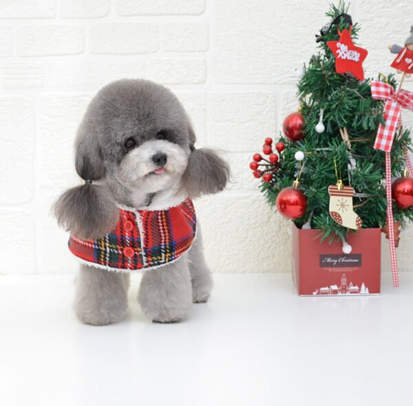 Christmas Knitted Turtleneck Dog Sweater Christmas Red Hedging Pet Winter Coat Clothes Holiday Dog Warm Clothing - Image 6