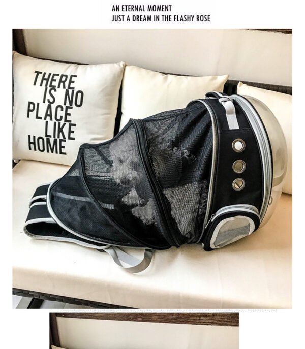 Portable Pet Puppy Backpack Carrier Bubble Capsule Design 360 Degree Sightseeing Rabbit Rucksack - Image 7