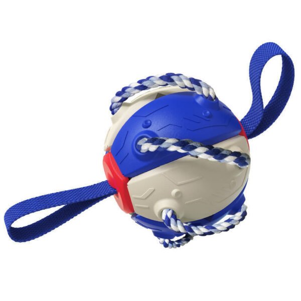 Interactive Dog Football Soccer Ball With Tabs Inflated Training Toy Outdoor Border Collie Balls Pet Products - Image 9