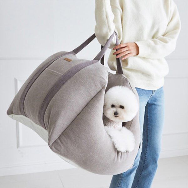 Pet Dog Car Seat Carrier Basket Portable Safety Travelling Mesh Hanging Bags - Image 4