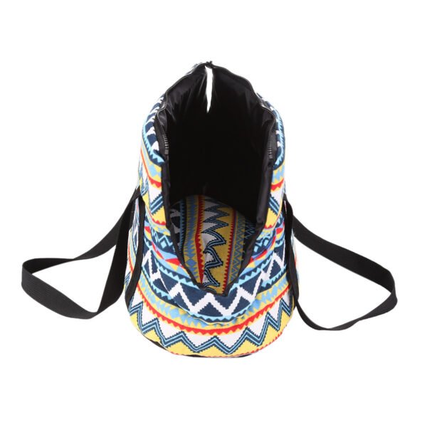 Retro pet bag out of the shoulder bag pet out of the messenger bag cat and dog pet backpack - Image 4