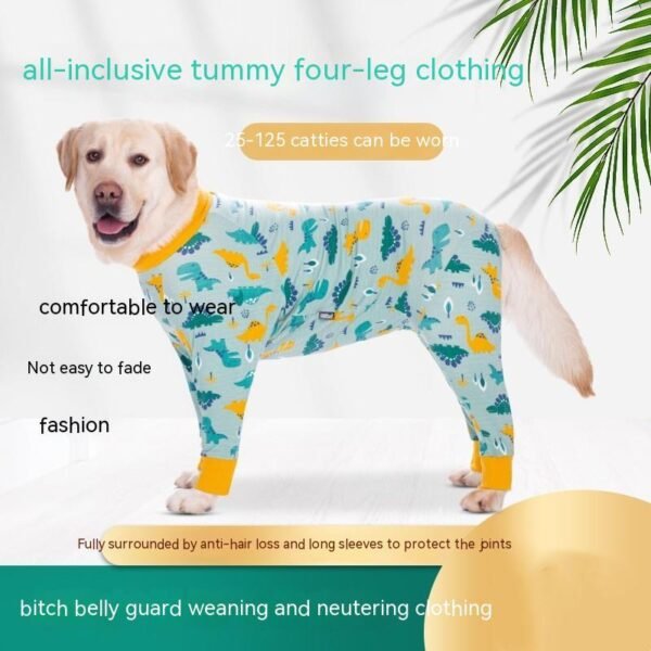 Pet Clothes All-inclusive Belly Four-legged Pet Clothing - Image 4