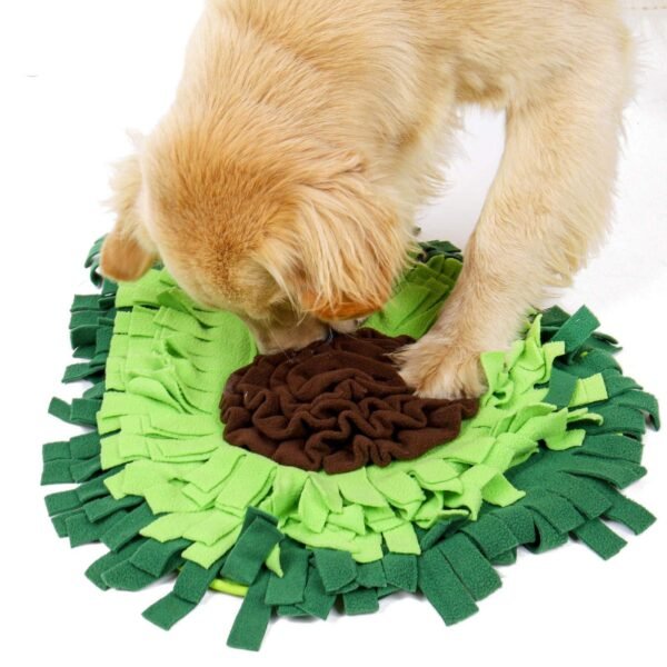 Dog Sniffing Mat Dog Puzzle Toy Pet Snack Feeding Mat Boring Interactive Game Training Blanket Snuffle Feeding Training Mat - Image 4