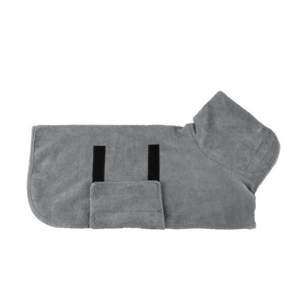 Pet Puppy Clothes Bathing Robe Neck Pet Clothes Tucked Waist Dog Shirts - Image 10