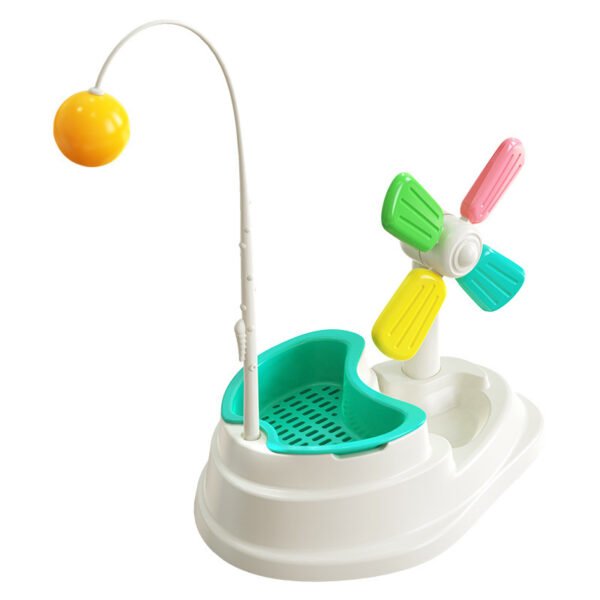 Windmill Funny Cat Stick Toy Desktop Grass Box Pet Toys - Image 5