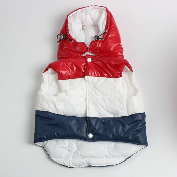 Three-color Stitching Mongolian Cotton Vest Pet Cotton Clothes Dog Clothes Accessories - Image 5