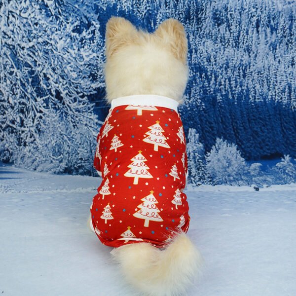 Pet Christmas Clothes Home Red Green - Image 3