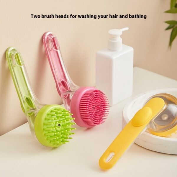 Dogs Cats Pets Brush Pet Bath Brush Cleaning Brushes Long Handle Shower Brush Pet Supplies Cat Dog Pet Grooming Comb For Pet Products - Image 2