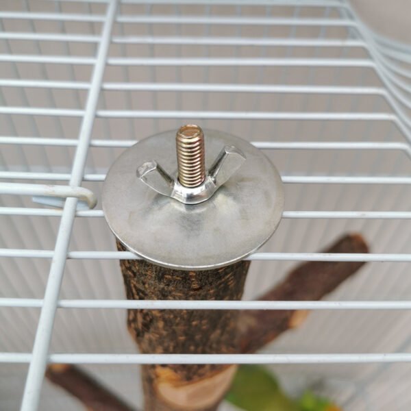 Parrot Bird Wood Stand Pole Toy - Image 3