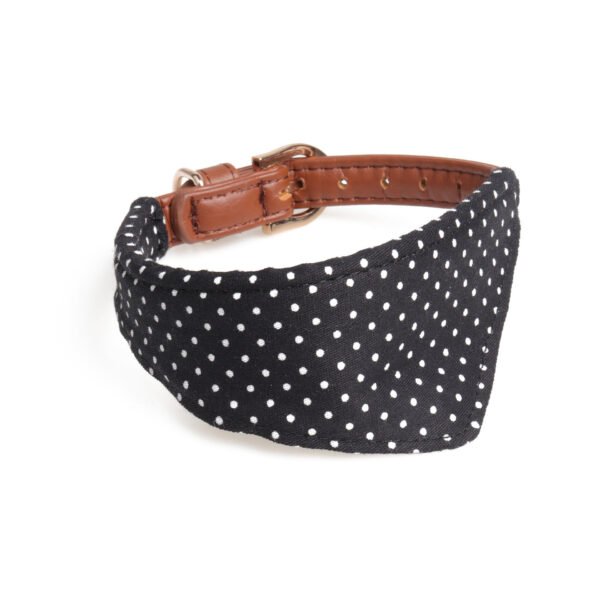 Polka Dot Dog Triangle Scarf Collar Leash Pet Pu Dog Leash - Image 2