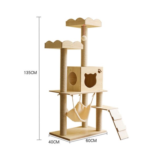 Cat Crawl Nest Scratching Board Tree Supplies Pet Toy Space Capsule - Image 3