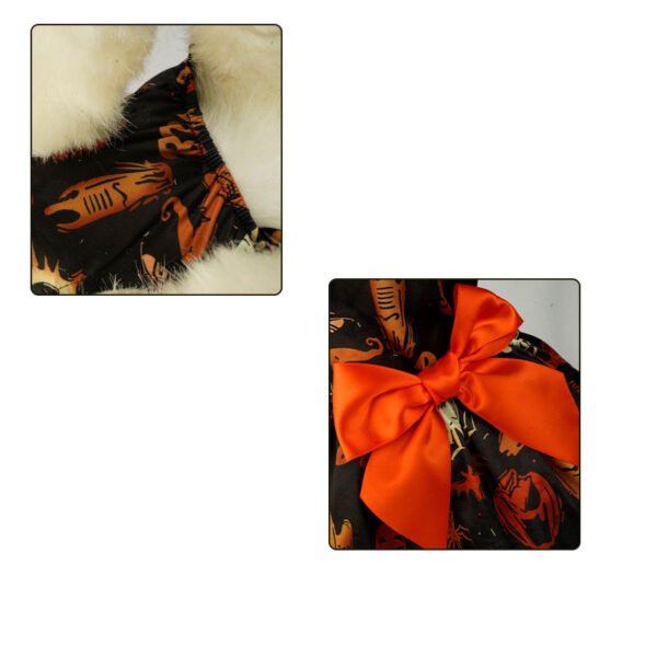 Halloween Small Dog Clothes Pet Dress Pumpkin Print Dress Chihuahua Yorkie Mesh Dress Pet Party Clothing Cat Dog Costume - Image 4