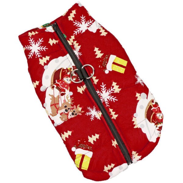 Christmas Hot-selling Dog Warm Cotton Clothes Vest - Image 2
