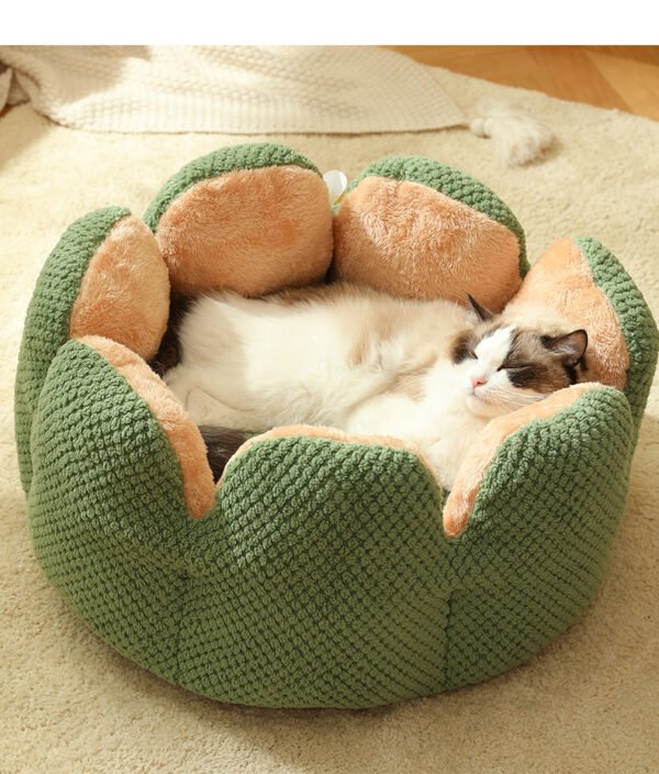 Soft And Warm Cactus Petal Pet Nest - Image 2