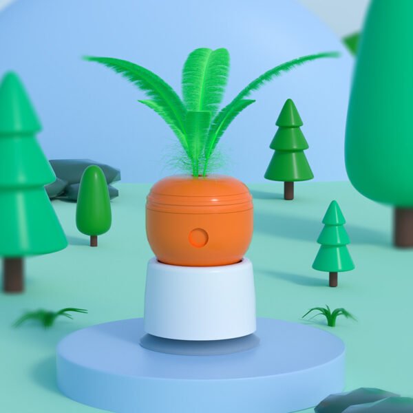 Cat Leaking Food Toy Self-Playing Tumbler Toys Funny Swing Feeder Carrot Kitten Puzzle Interactive Game Exercise Pet Supplies - Image 4