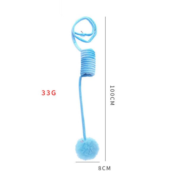 Cat Toy Self-Hi Sucker Spring Rabbit Hair Ball Interactive Play Pet Supplies Interactive Toys - Image 6