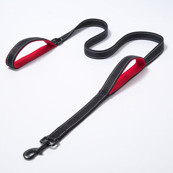 Pet Products Leash Leash Nylon Double Thickened Reflective Dog Leash - Image 6