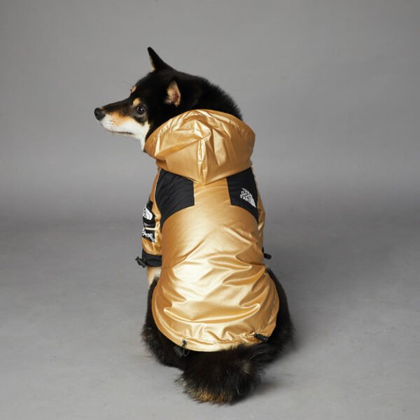 Windproof And Rainproof Dog Large Dog Raincoat Shell Jacket - Image 3