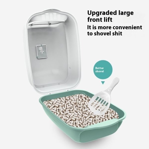 Litter Box Fully Enclosed Cat Toilet - Image 2