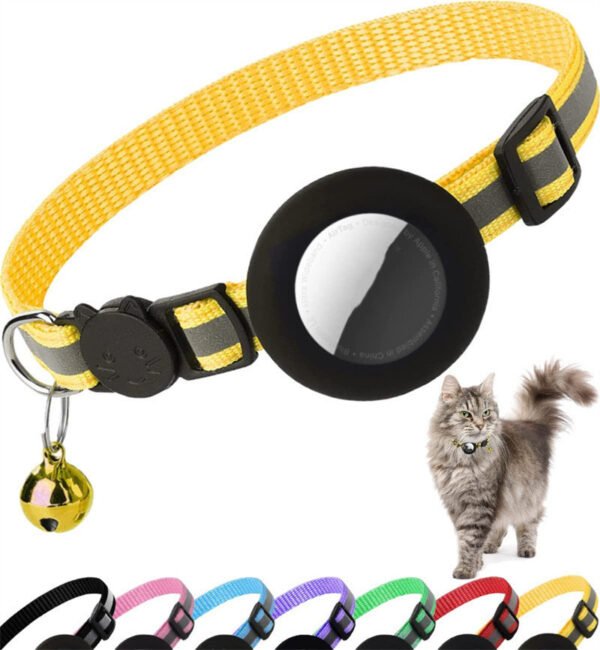 Applicable Airatg Pet Collar Kitten Puppy Reflective Anti-lost Pet Collar Neck - Image 3