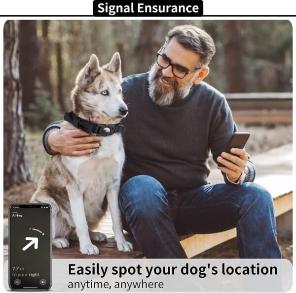 Waterproof Dog Collar Airtag Protective Cover Pet Collar - Image 2