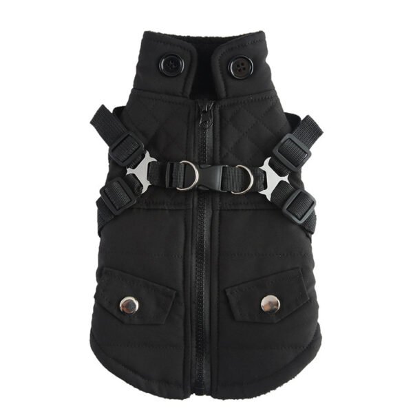 Pet Winter Cotton Dog Clothes Zipper Jacket Dog Supplies - Image 8