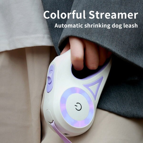 Dog Leash Retractable Leash And Dog Collar Spotlight Automatic Pet Dog Cat Traction Rope For Small Medium Dogs Pet Product - Image 2