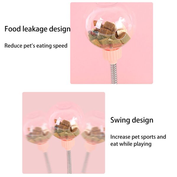 Pet Feeder Cat Toy Pets Leaking Food Ball Self-Playing Tumbler Funny Swing Feeder Puzzle Toys Playing Training Dispenser Bowl - Image 5