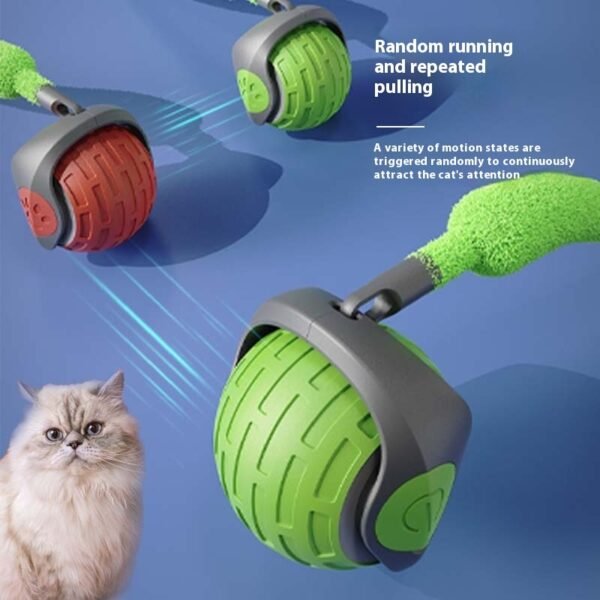 New Interactive Cat Toys Ball Auto Electric Rolling Ball Toys USB Rechargeable - Image 3