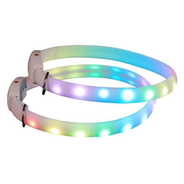 USB Rechargeable Pet Dog LED Glowing Collar Pet Luminous Flashing Necklace Night Safety Collar - Image 4