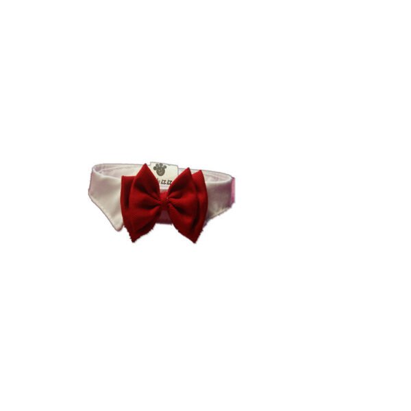 Pet Collar Pet Supplies Red Butterfly Festival Cotton Tie - Image 4