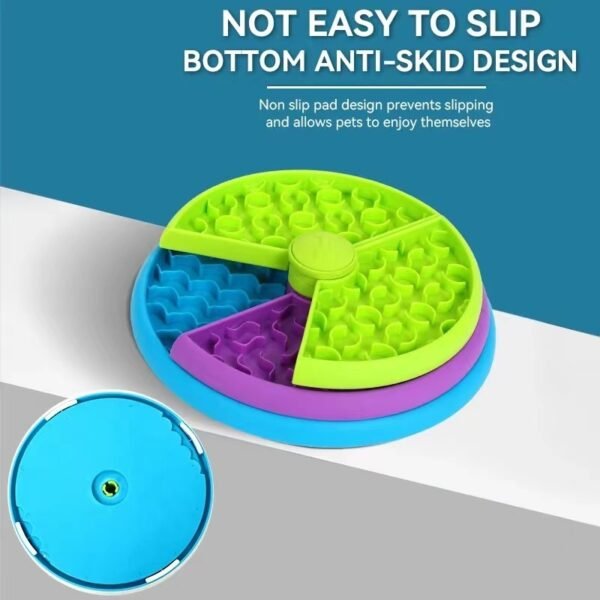 Slow Food Bowl Anti Choking Cat Bowl Dog Basin Puzzle Feeder Healthy Pet Rotating Game Board Pet Products - Image 7
