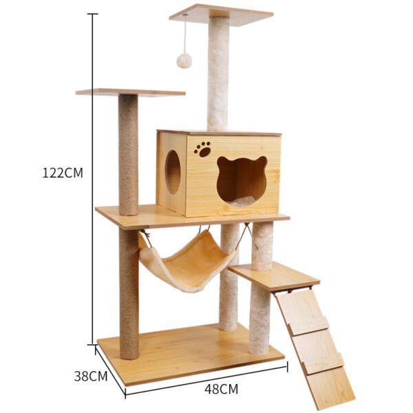 Cat Crawl Nest Scratching Board Tree Supplies Pet Toy Space Capsule - Image 8