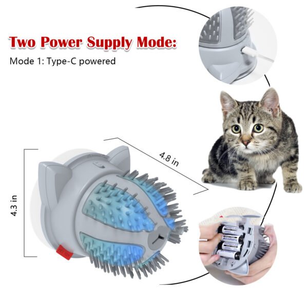 Electric Pet Cat Brush LED Toy Massager Pet Products - Image 5