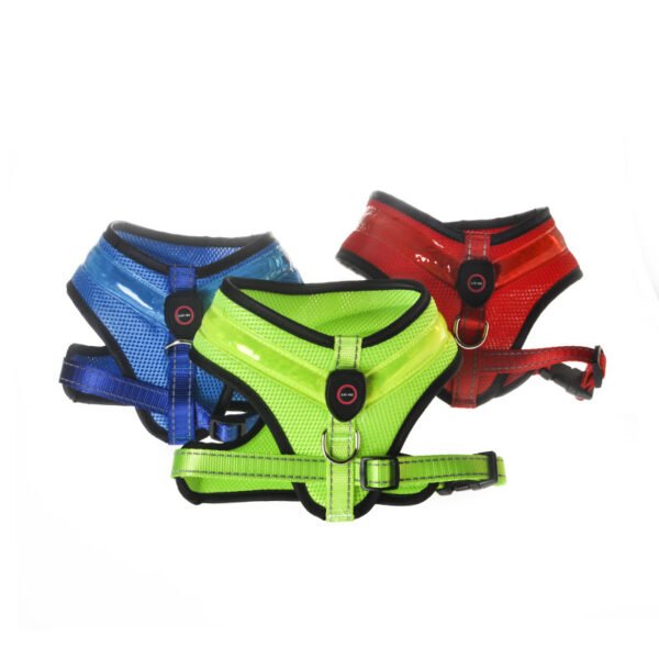 LED Luminous Dog Harness Led USB Charging Dog Chest Strap Vest Pet Safety Reflective Harness Pet Vest For Puppy Large Dog Pet Products - Image 8