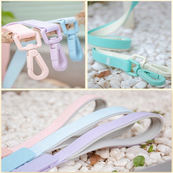 Jelly Color PVC Chest Back Collar Waterproof Pet Products - Image 3