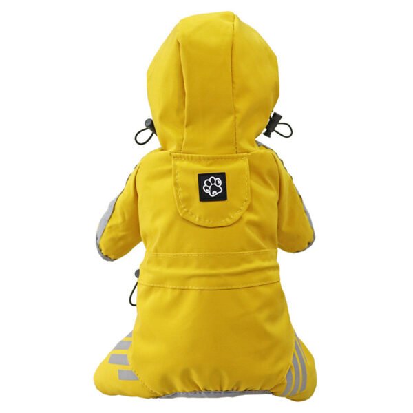 Dog Raincoat Full Package Four Feet Waterproof Rain Cape Pet Products - Image 7