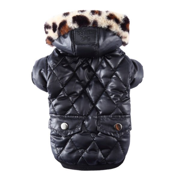 Cross-border pet supplies pet clothes dog clothes autumn and winter fur collar coat pet dog clothing - Image 6